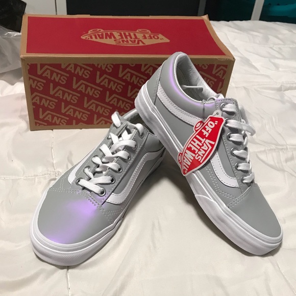 vans old skool muted metallic skate shoes